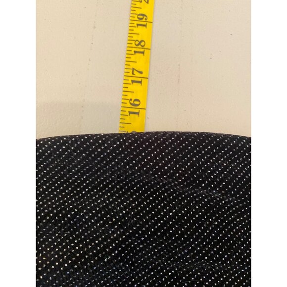 Windsor Black Glitter Spaghetti Strap Mini Dress Medium - Picture 10 of 11